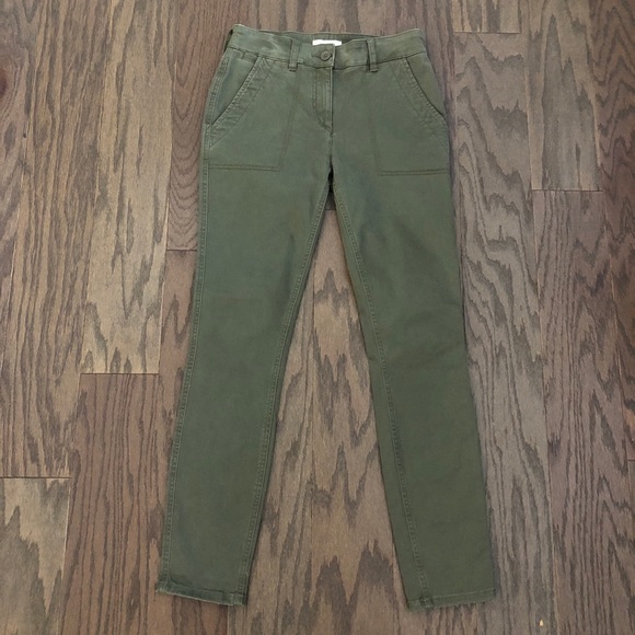 LOFT Pants - Ann Taylor LOFT Olive Green Chino Jeans